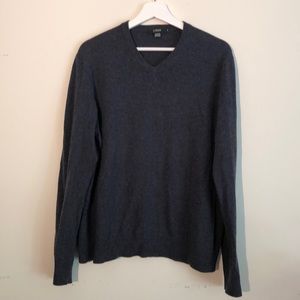 J. Crew cotton cashmere sweater blue size M